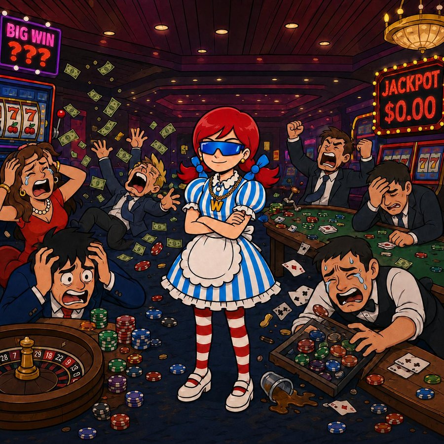 NO CRYIN IN THE CASINO meme